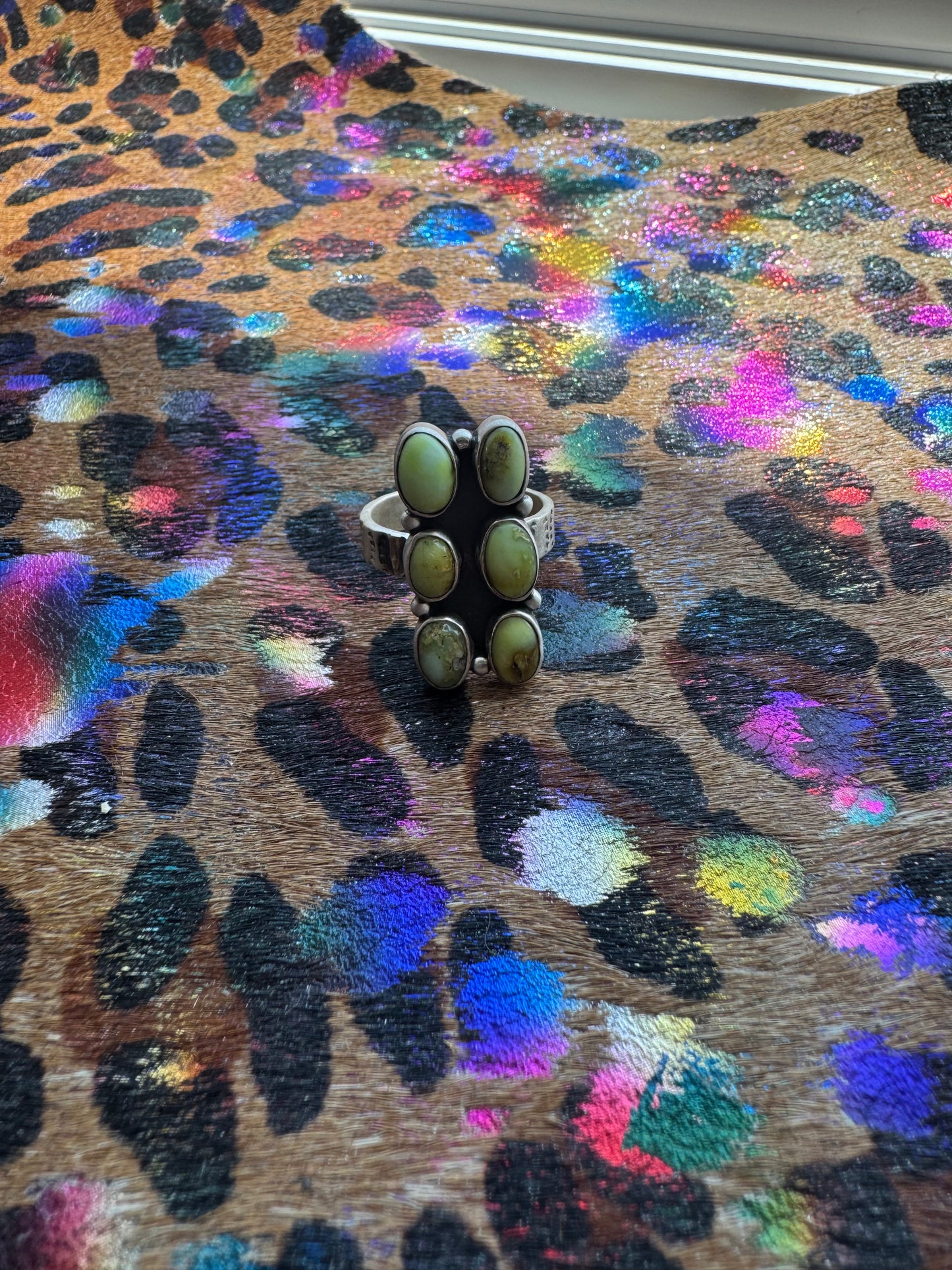 6 Stone Turquoise Ring