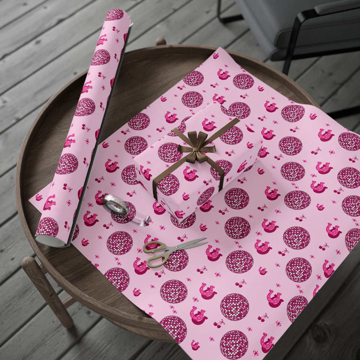 Disco Cowgirl Wrapping Paper