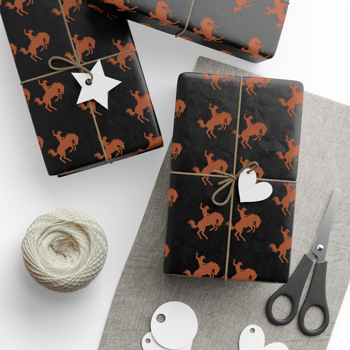 Bronco Cowboy Wrapping Paper