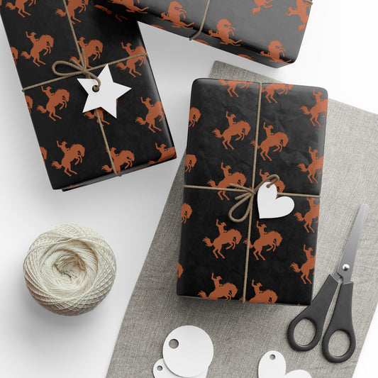 Bronco Cowboy Wrapping Paper