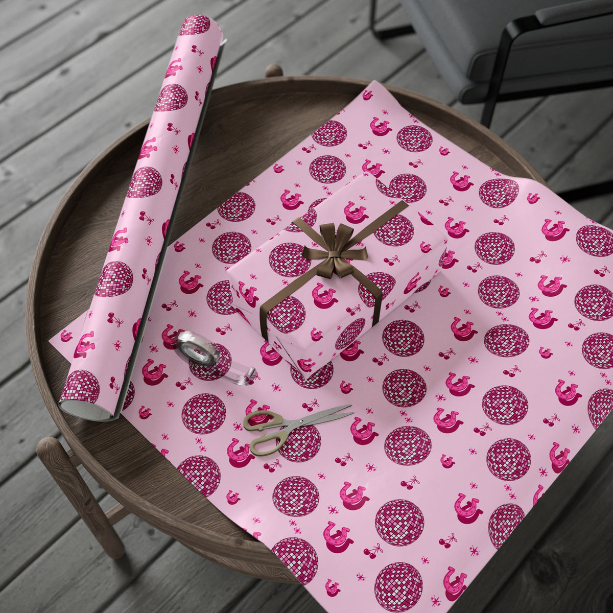 Disco Cowgirl Wrapping Paper