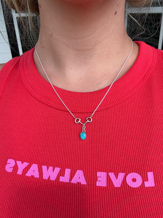 Snaffle Bit Necklace w/ Kingman