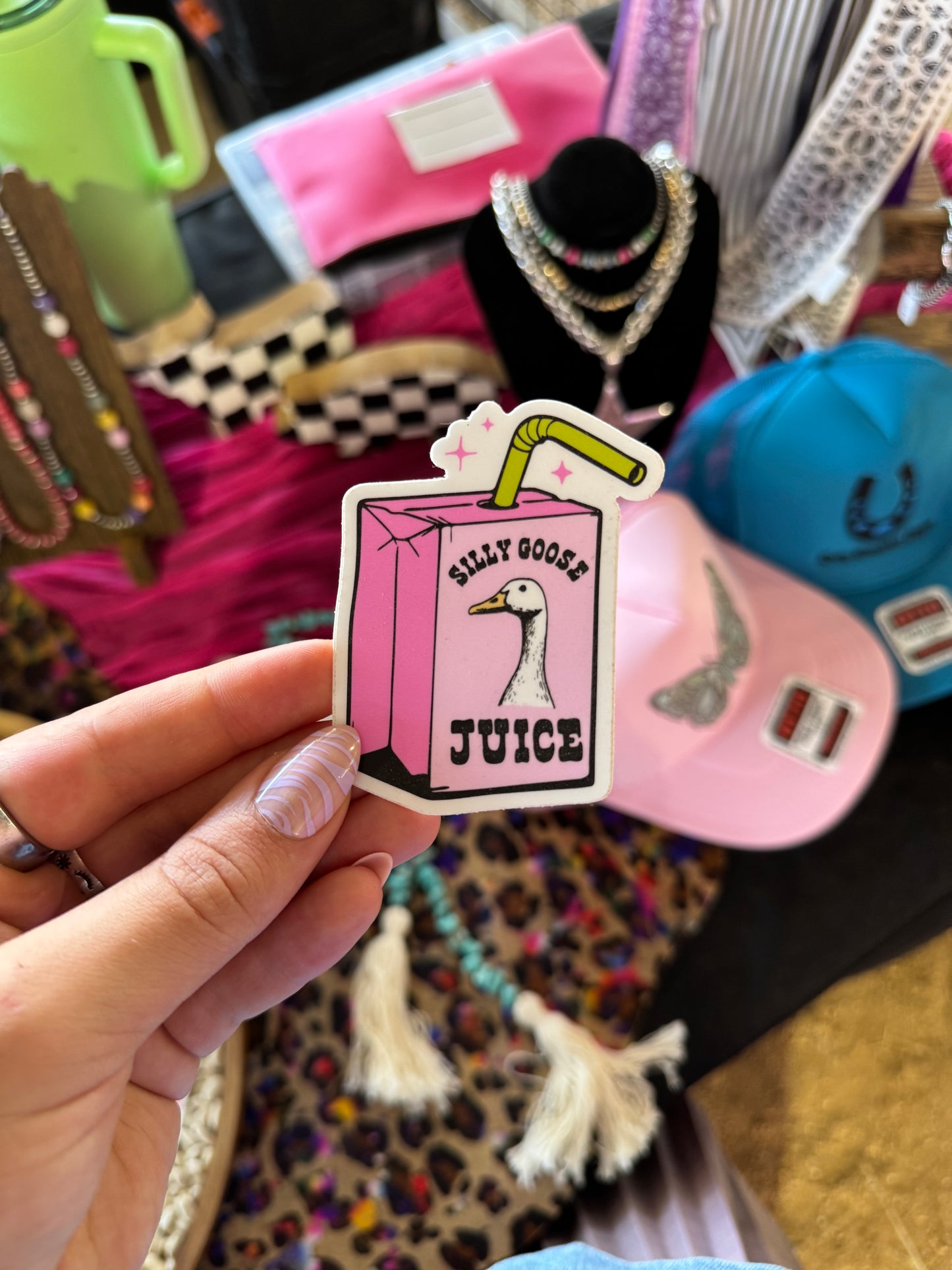 Silly Goose Juice Sticker
